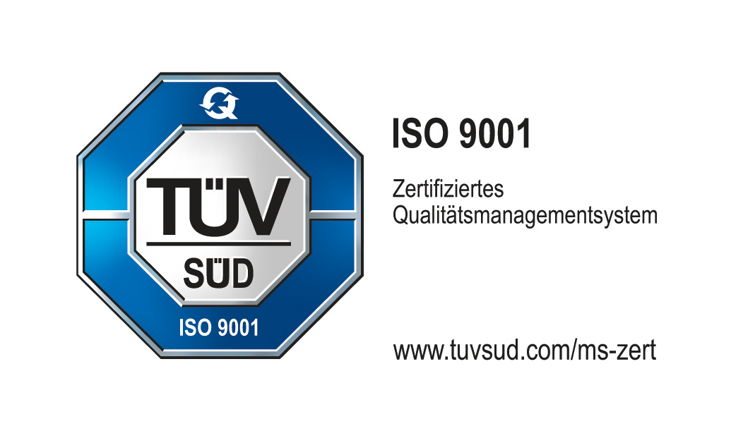 TÜV SÜD ISO 9001 Zertifikat machCon
